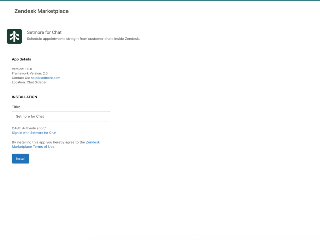 Preview image of app